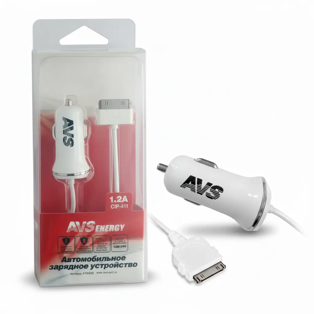 USB автомобильное зарядное устройство для iphone 4 (1.2A) A78024S A78024S
