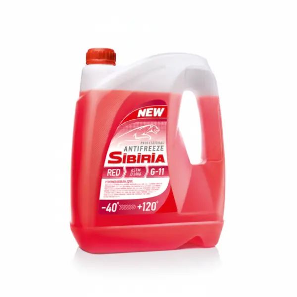 Антифриз -40 SIBIRIA G-11 красный 10 кг 800887 800887