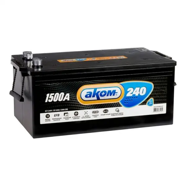 Аккумулятор Premium EFB 240Ah 1300А + слева 518x276x242 DOUBLE 170011009 170011009